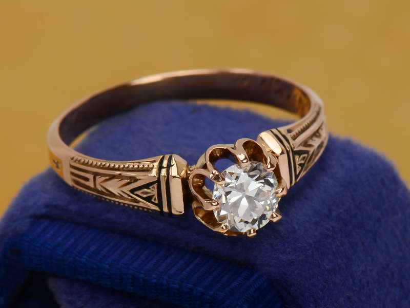 A New Life - Diamond Yellow Gold Solitaire
