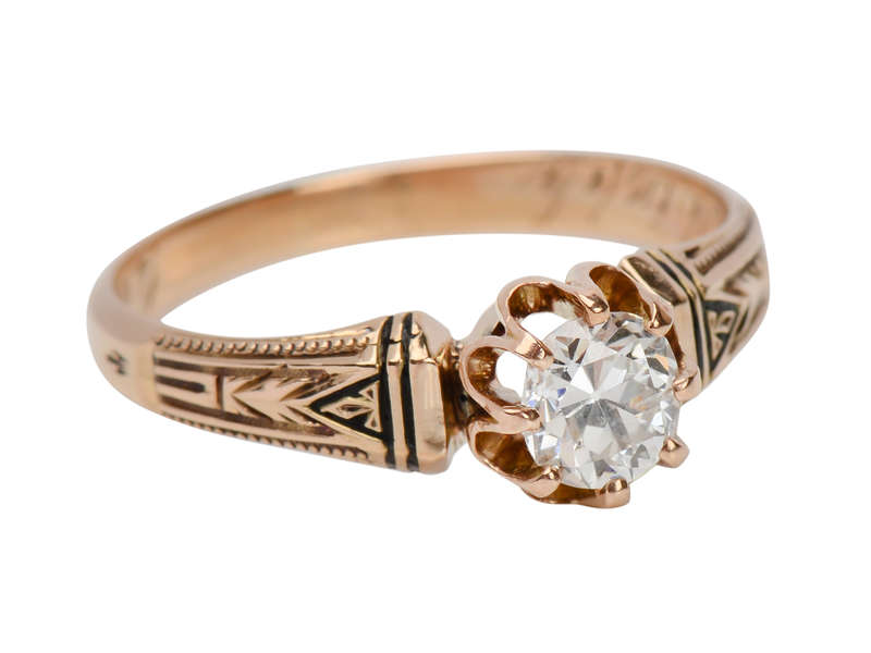 A New Life - Diamond Yellow Gold Solitaire