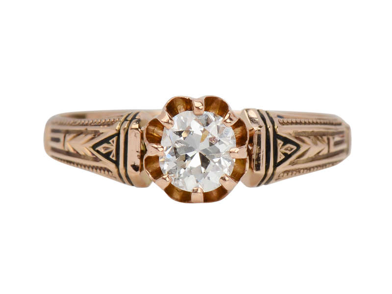 A New Life - Diamond Yellow Gold Solitaire
