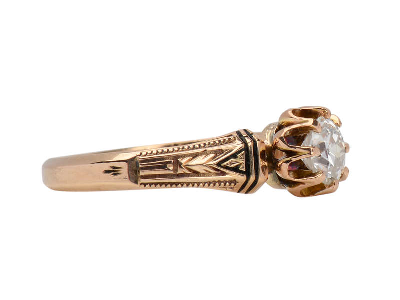 A New Life - Diamond Yellow Gold Solitaire