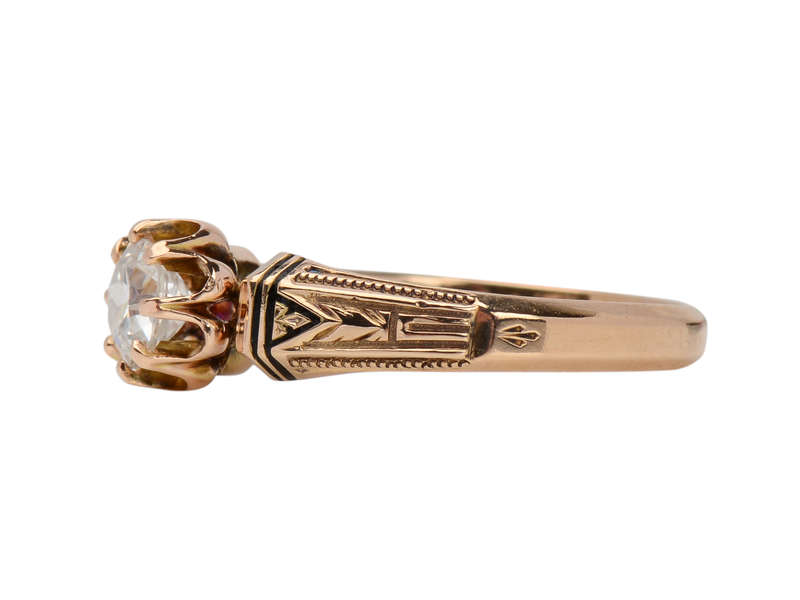 A New Life - Diamond Yellow Gold Solitaire