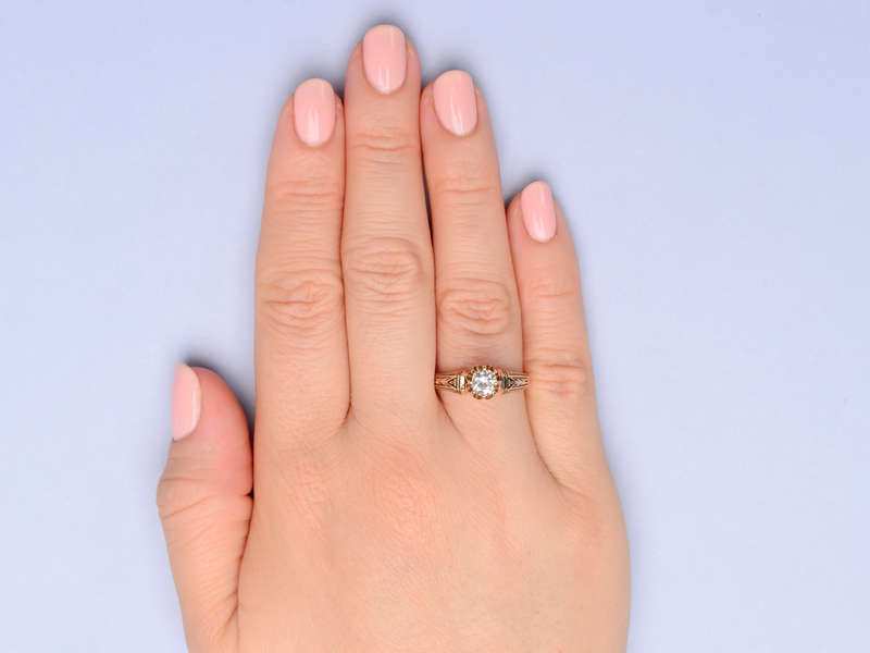 A New Life - Diamond Yellow Gold Solitaire