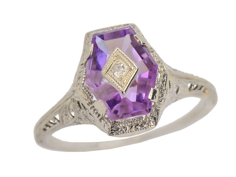 Six Degrees of Separation - Amethyst Ring