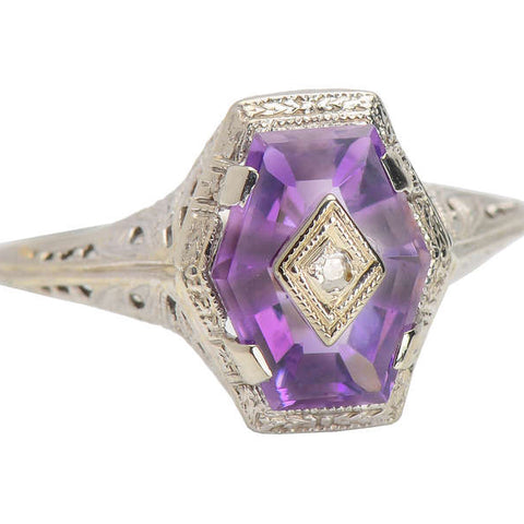 Six Degrees of Separation - Amethyst Ring