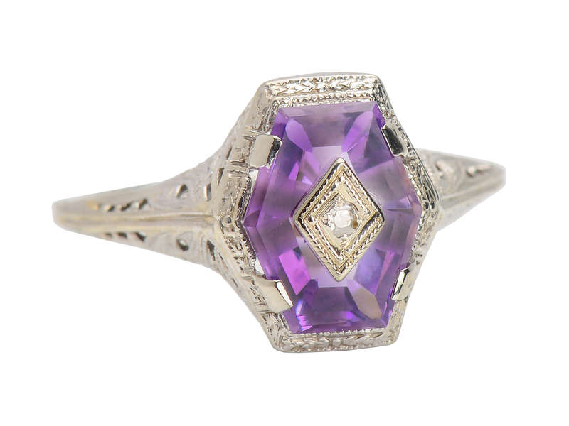 Six Degrees of Separation - Amethyst Ring