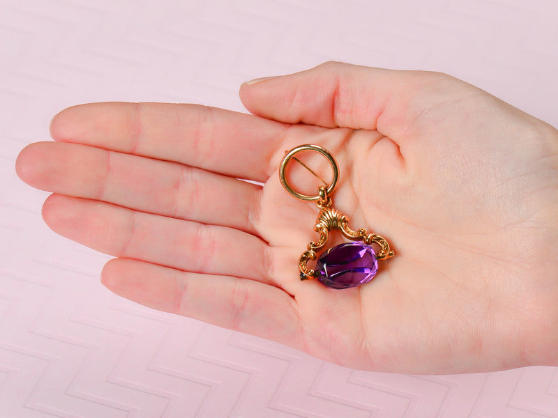 Antique Edwardian Spinner Fob Brooch