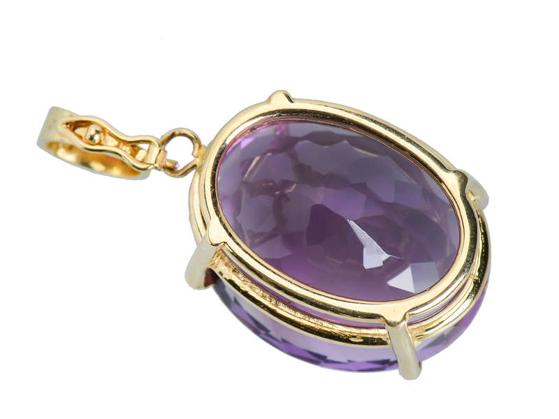 Amethyst Allure  - Vintage 35 Carat Pendant
