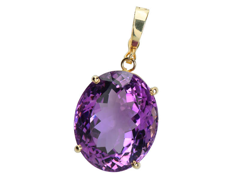 Amethyst Allure  - Vintage 35 Carat Pendant