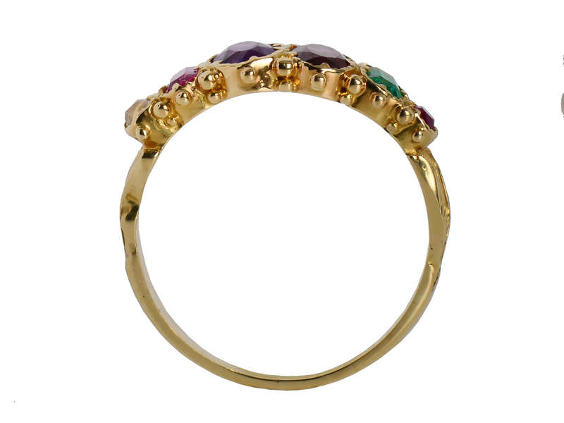
                      
                        Antique Acrostic Regard Gemstone Ring
                      
                    