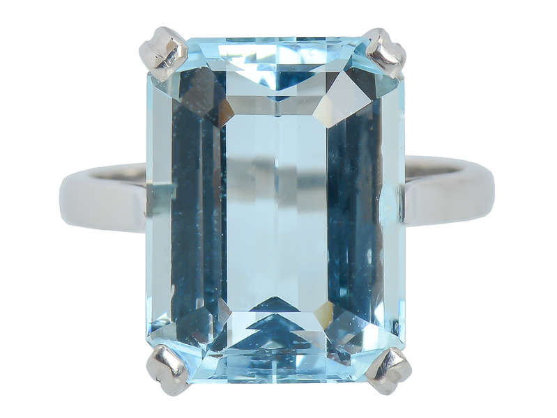 Shades of Sky - Vintage Aquamarine Ring