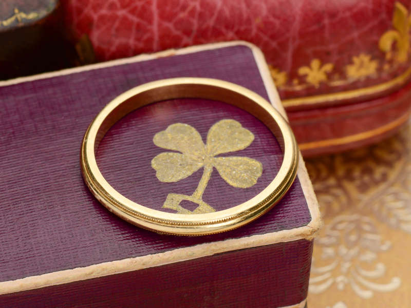 Art Carved Large Man's Wedding Band of Gold