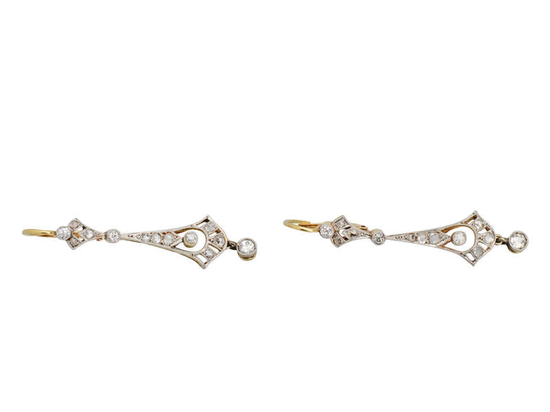 
                      
                        Art Deco Diamond Dangle Earrings
                      
                    