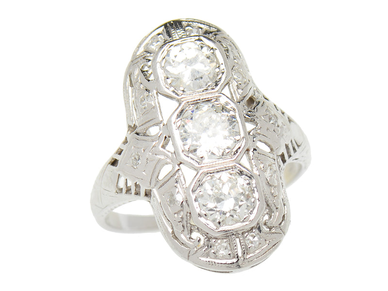 Illumination - Art Deco Diamond Ring