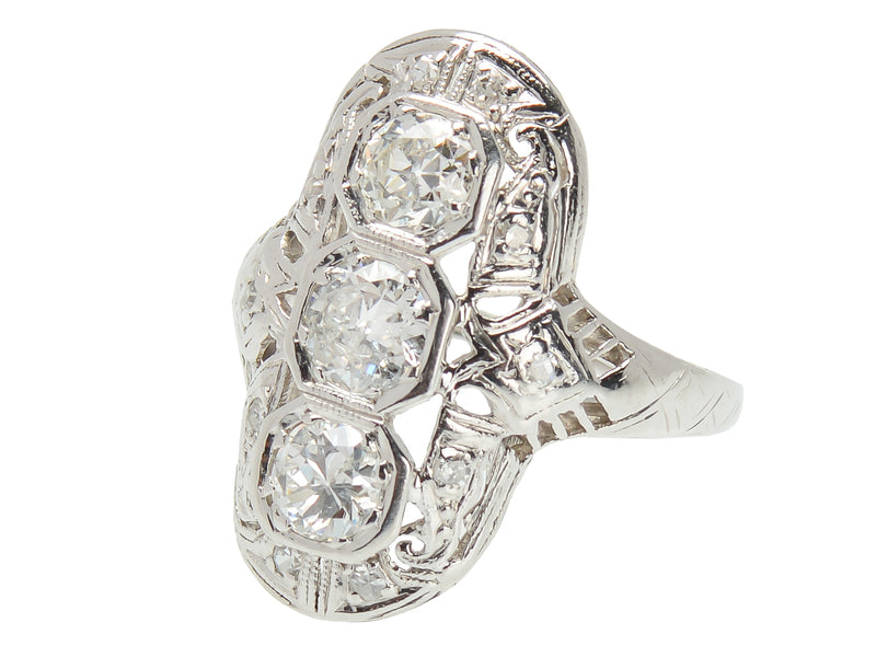 Illumination - Art Deco Diamond Ring