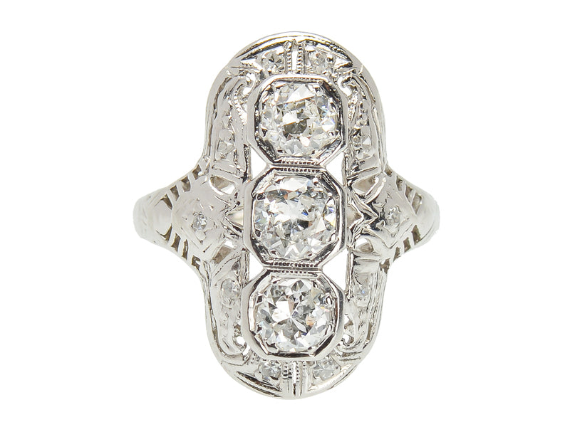 Illumination - Art Deco Diamond Ring