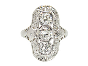 Illumination - Art Deco Diamond Ring