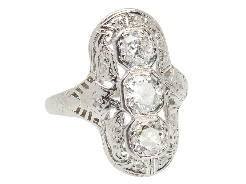 Illumination - Art Deco Diamond Ring