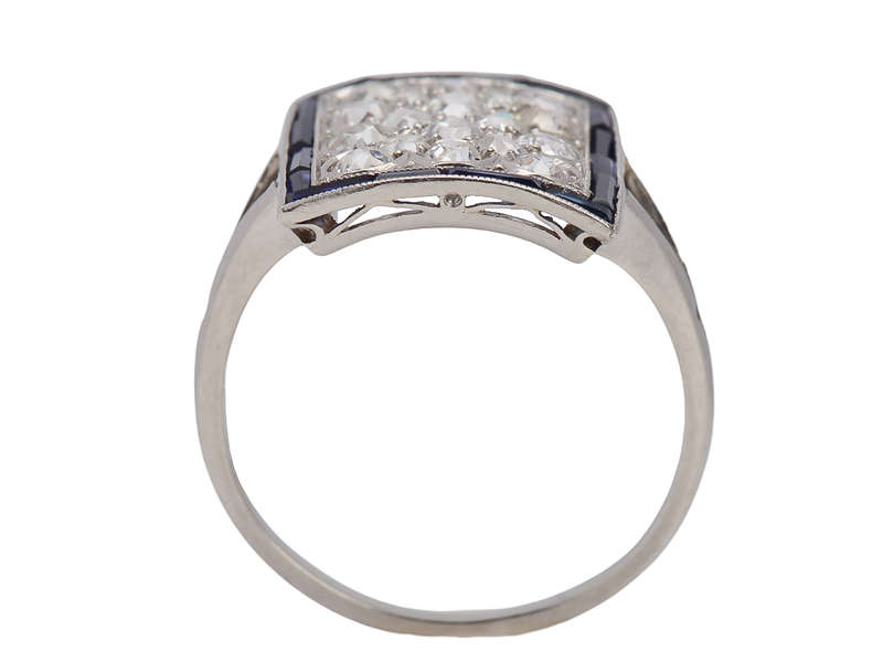 Art Deco Sapphire Diamond Ring