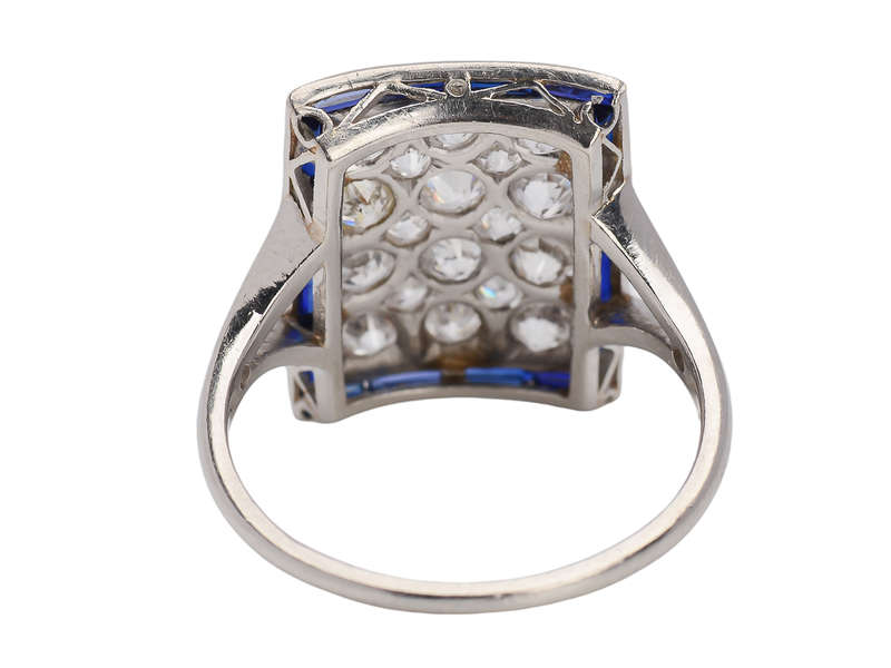 Art Deco Sapphire Diamond Ring