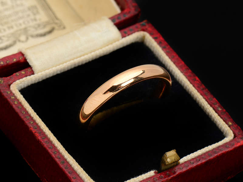 
                      
                        A Lifetime - 22k Gold Wedding Band from 1927
                      
                    