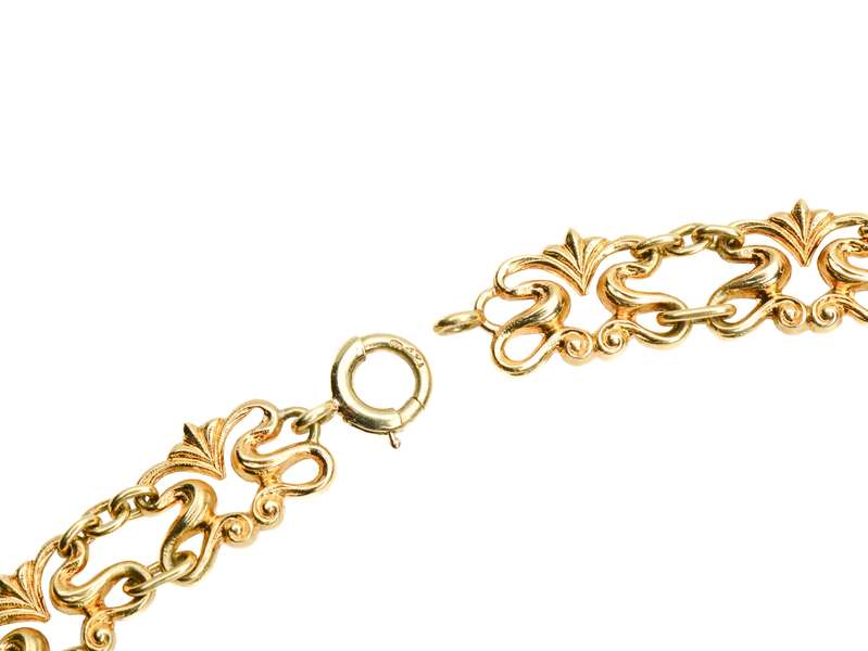 Art Nouveau Lapis Necklace Attributed to Sloan & Co.