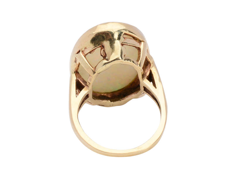 Vintage Vivacious - Australian Opal Gold Ring