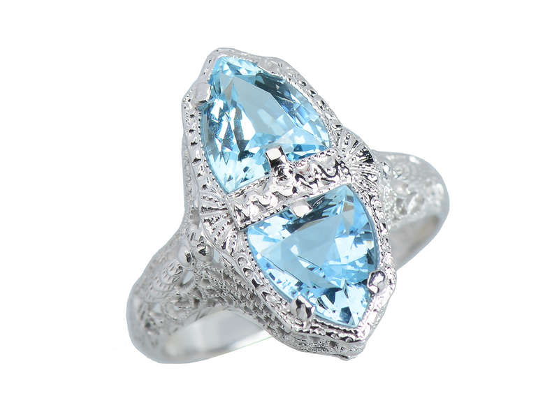 
                      
                        Dragonflies & Dreams - Belais Aquamarine Ring
                      
                    