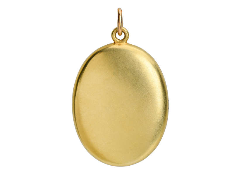 Pattern Play - English Victorian Gold Locket