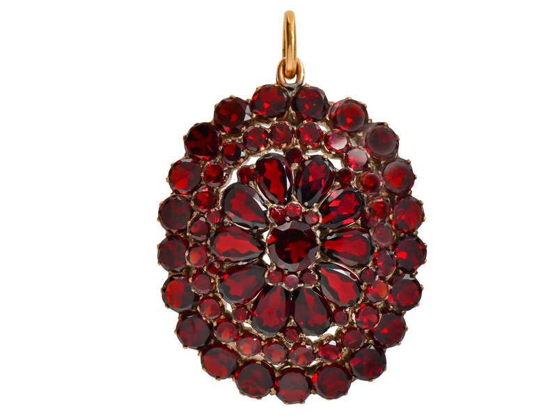 Victorian Bohemian Garnet Locket