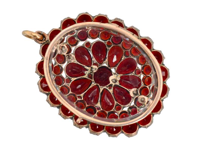 Victorian Bohemian Garnet Locket