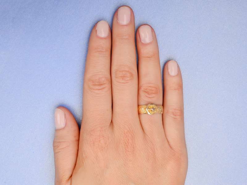 One, Two Buckle My...Finger in Gold from 1896!