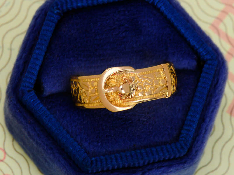 One, Two Buckle My...Finger in Gold from 1896!