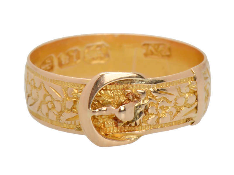 One, Two Buckle My...Finger in Gold from 1896!
