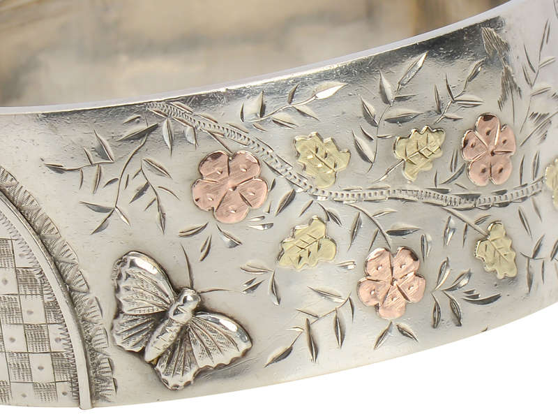 
                      
                        Butterfly Garden - Victorian Bangle Bracelet of 1883
                      
                    