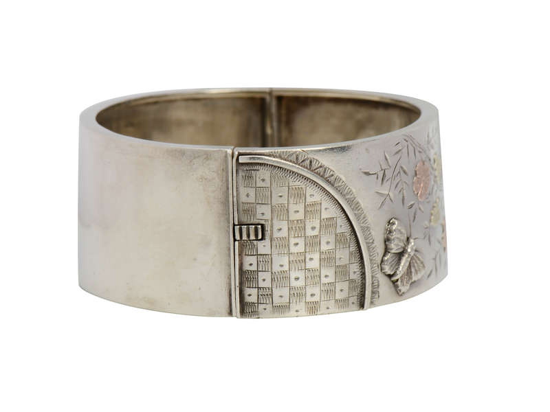 
                      
                        Butterfly Garden - Victorian Bangle Bracelet of 1883
                      
                    