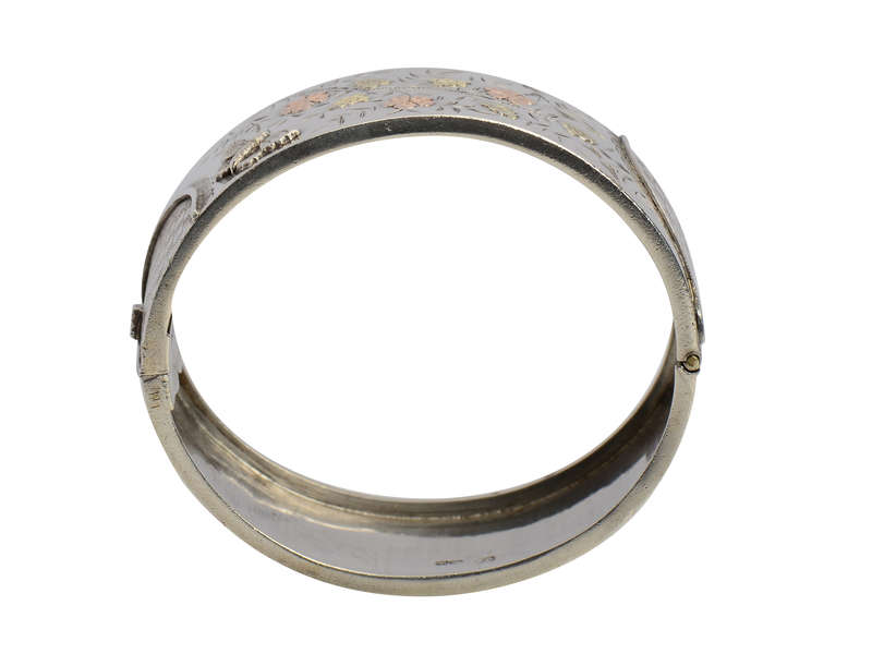 Butterfly Garden - Victorian Bangle Bracelet of 1883