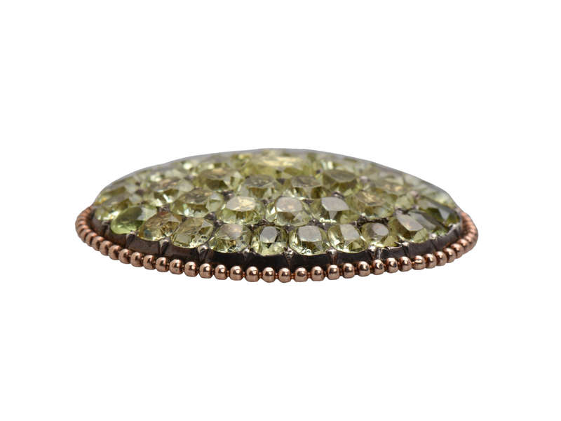 Iberian 18th C. PaveSet Chrysoberyl Pendant