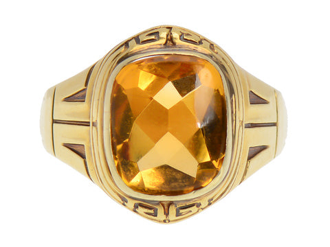 Larter & Sons Vintage Citrine Ring