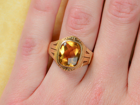 Larter & Sons Vintage Citrine Ring