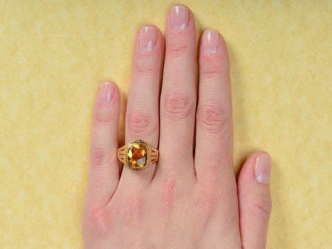 
                      
                        Larter & Sons Vintage Citrine Ring
                      
                    