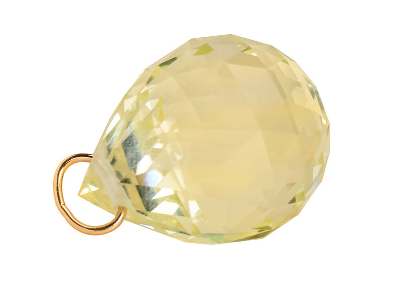 Briolette Bombshell - 85 Carat Citrine Teardrop