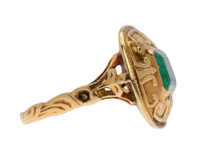 Colombian Emerald 18th Century Ring