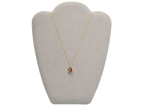 Victorian Crescent Moon Star Pendant Diamonds