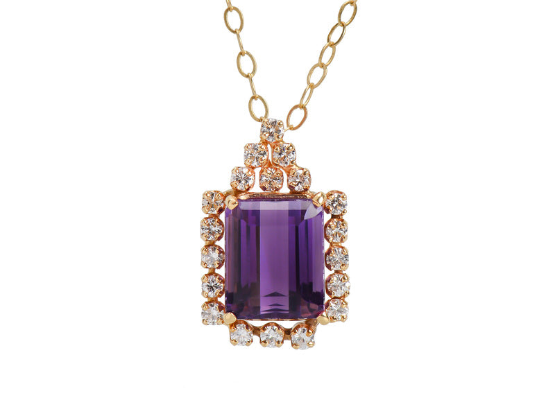 Who Can Resist: Vintage Amethyst Pendant