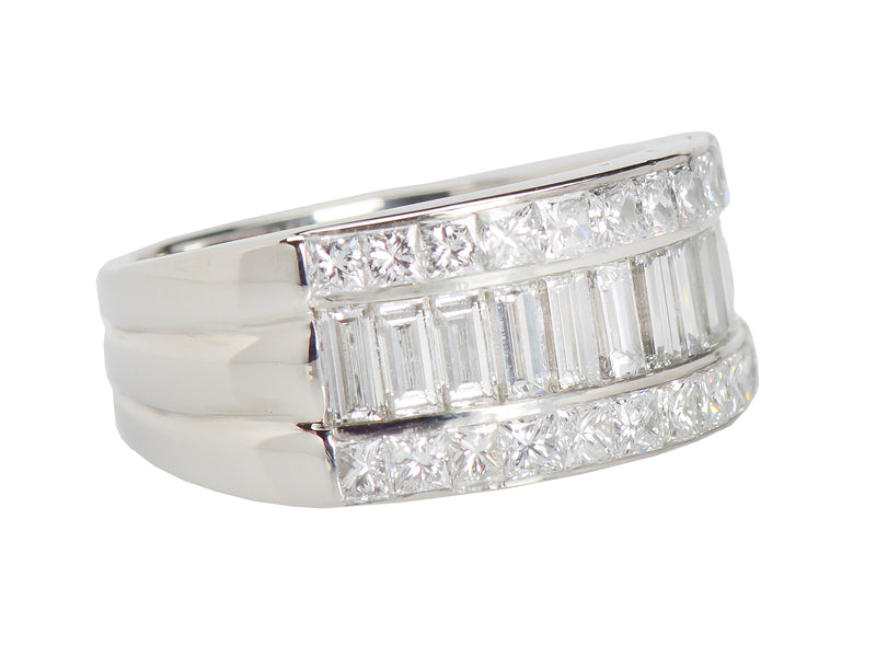 Bedazzled Diamond Quadrillion Cut Eternity Band