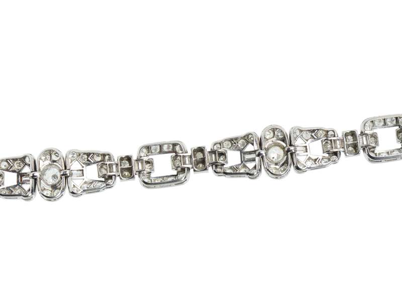 Art Diamond Vintage Platinum Bracelet