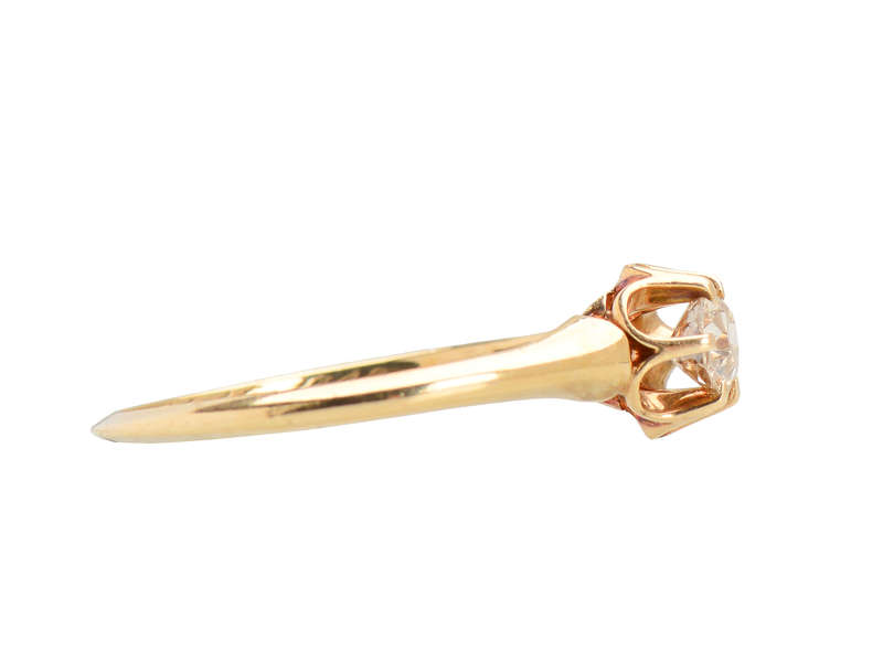 Buttercup Antique Diamond Engagement Ring of 1918