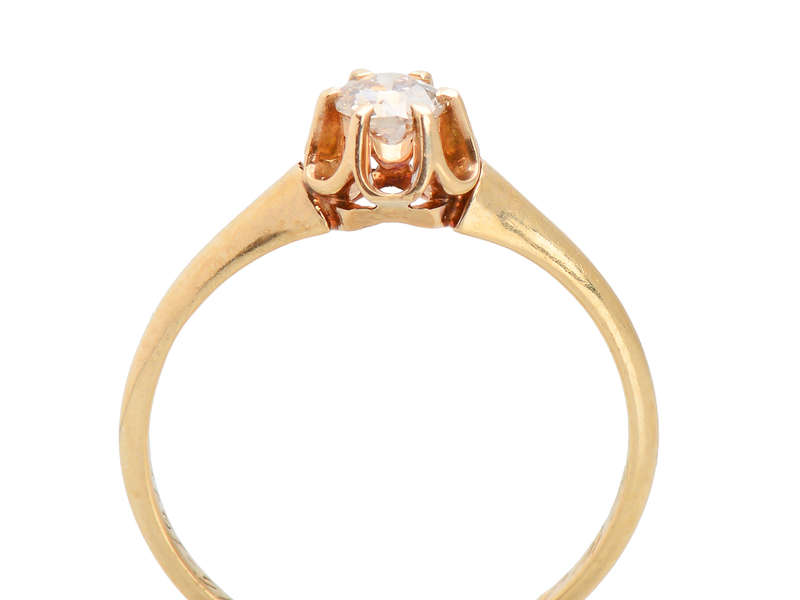 Buttercup Antique Diamond Engagement Ring of 1918