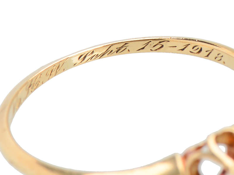 
                      
                        Buttercup Antique Diamond Engagement Ring of 1918
                      
                    