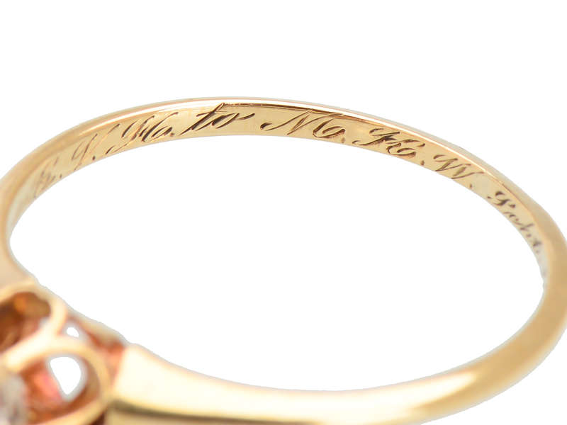 Buttercup Antique Diamond Engagement Ring of 1918